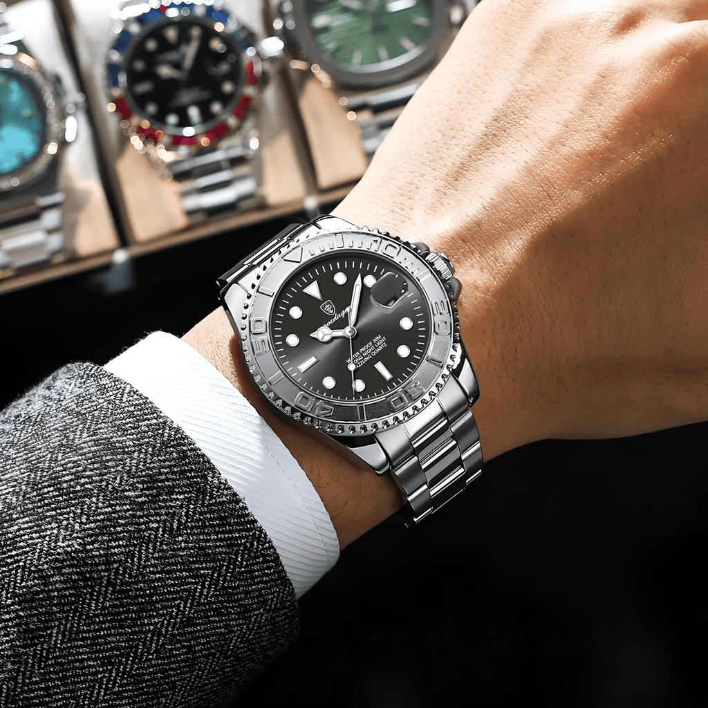 Relógio Masculino Submariner Clássico de Luxo