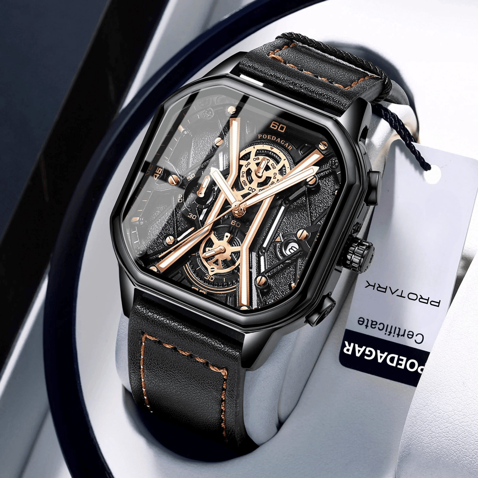 Relógio Masculino RectoTime Series Quartz Clássico