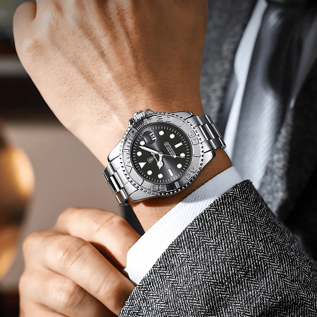 Relógio Masculino Submariner Clássico de Luxo