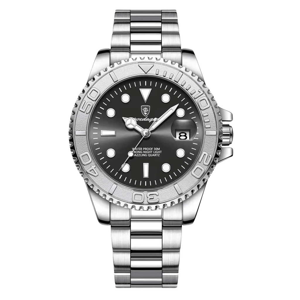Relógio Masculino Submariner Clássico de Luxo