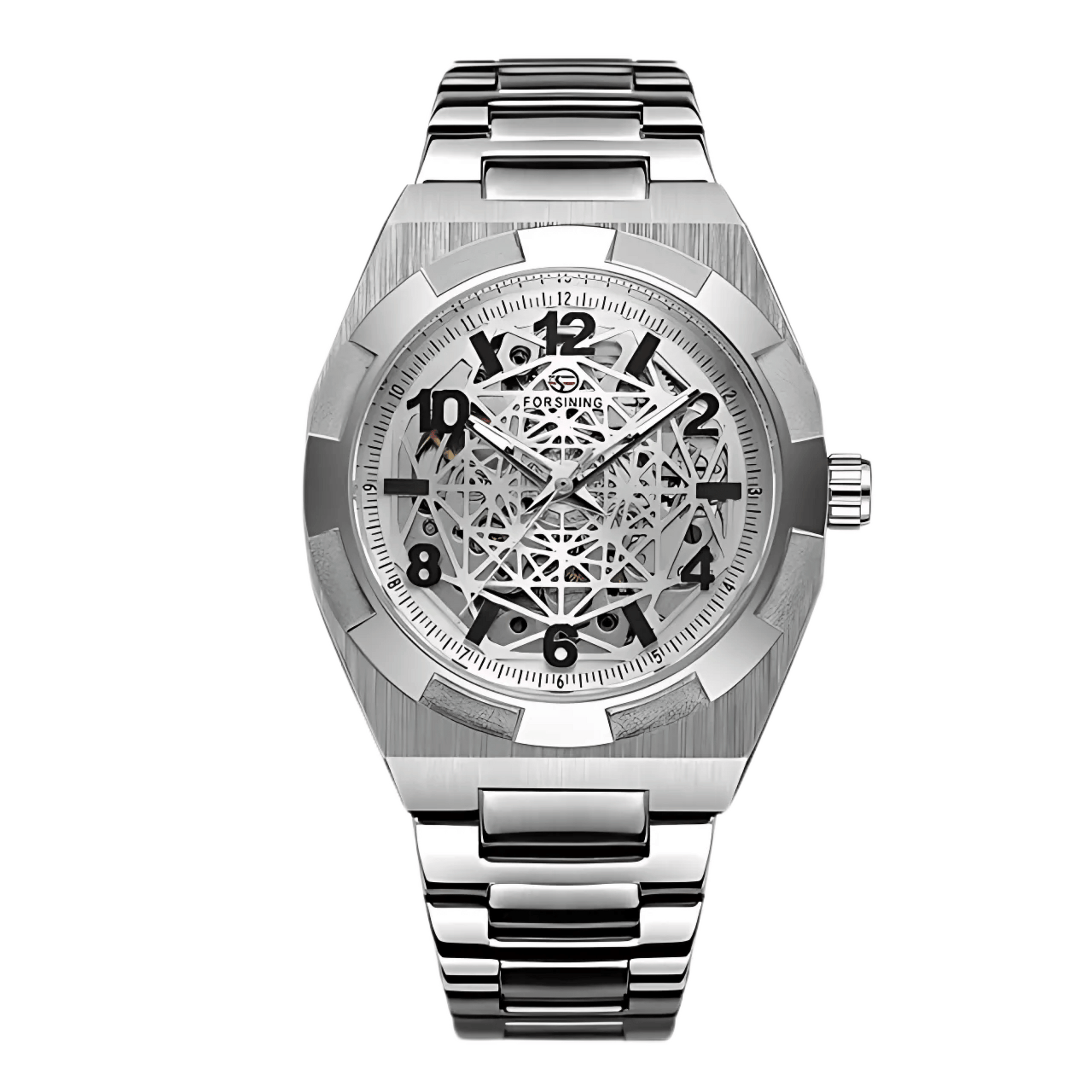 Relógio Masculino Venezio Automático Esqueleto de Luxo