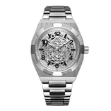 Relógio Masculino Venezio Automático Esqueleto de Luxo