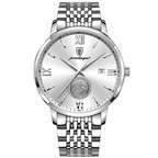 Relógio Masculino Fortuna Quartz Elegante de Aço