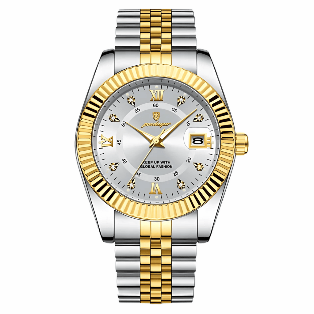 Relógio Masculino Saint-Tropez Quartz Clássico de Luxo