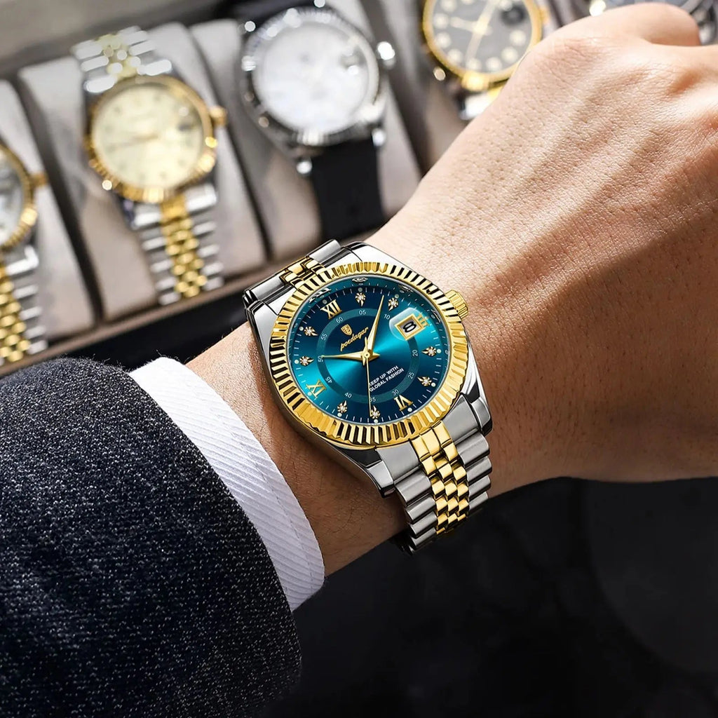 Relógio Masculino Luxo Impermeável Poedagar