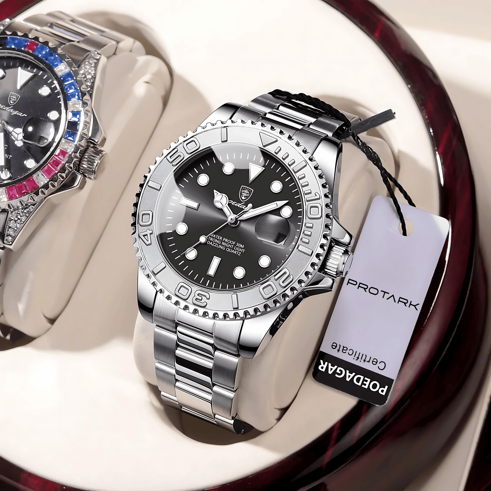 Relógio Masculino Submariner Clássico de Luxo