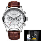 Relógio Masculino Premium MP027 com Pulseira de Couro
