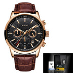 Relógio Masculino Premium MP027 com Pulseira de Couro