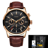 Relógio Masculino Premium MP027 com Pulseira de Couro