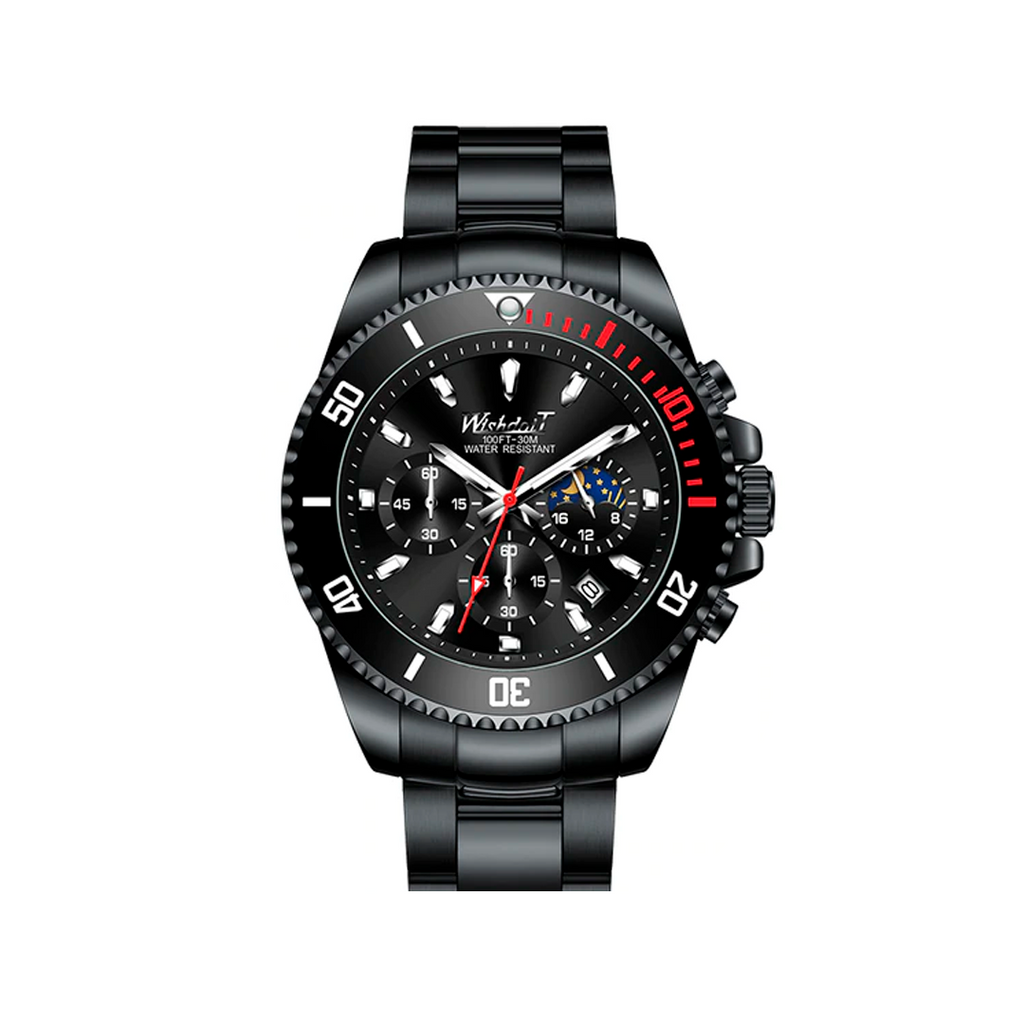 Relógio Masculino Quartz Multifuncional de Luxo