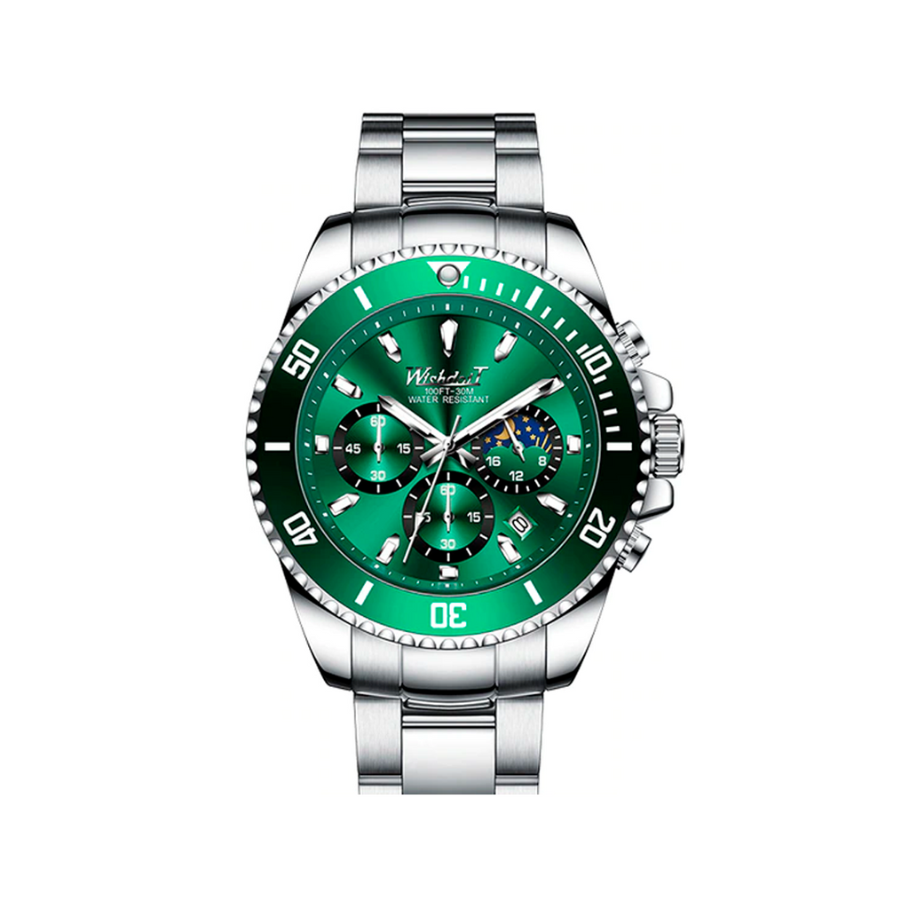 Relógio Masculino Quartz Multifuncional de Luxo